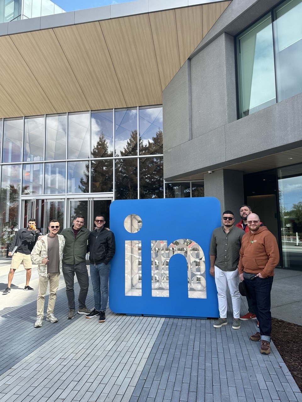 Visit to LinkedIn headquarters